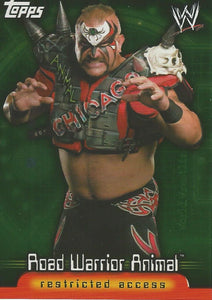 WWE Topps Insider 2006 Trading Card Road Warrior Animal No.68