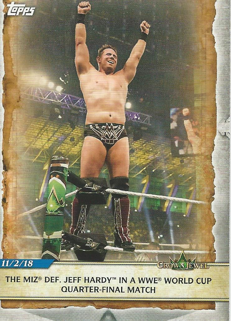 WWE Topps Road to Wrestlemania 2020 Trading Cards The Miz No.68