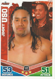 WWE Topps Slam Attax Mayhem 2010 Trading Card Jimmy Uso No.68