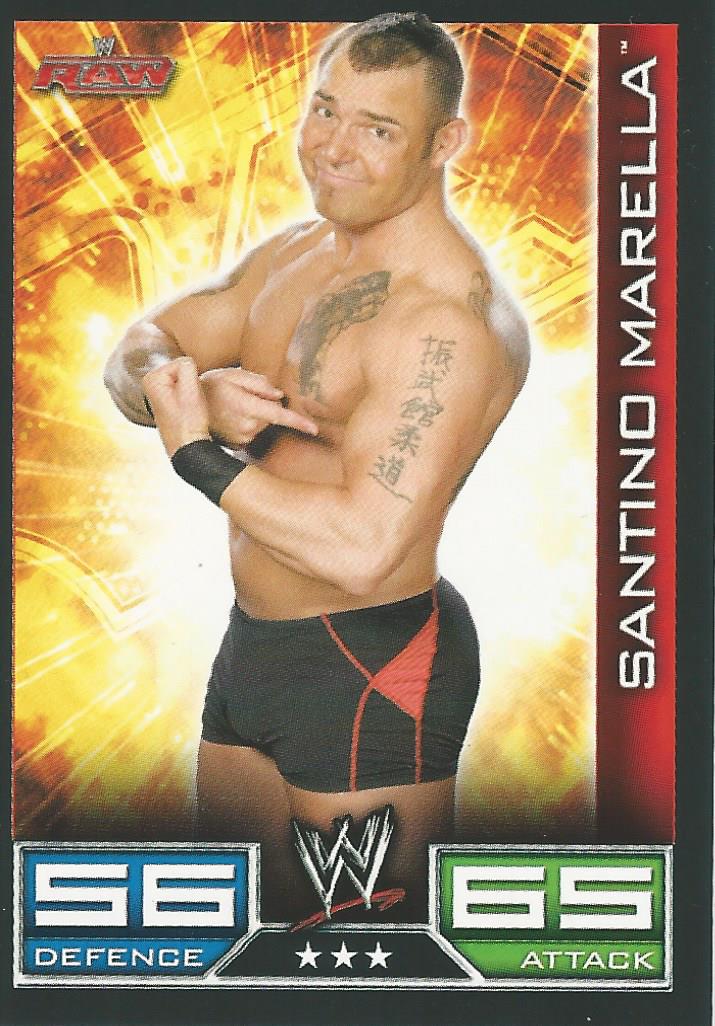 WWE Topps Slam Attax 2008 Trading Cards Santino Marella No.68