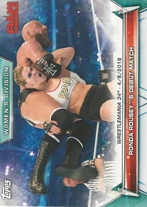 WWE Topps Women Division 2019 Trading Card Ronda Rousey No.69