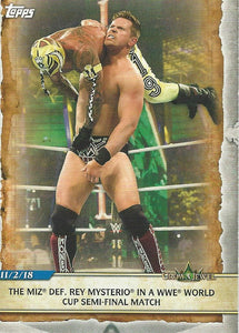 WWE Topps Road to Wrestlemania 2020 Trading Cards The Miz No.69