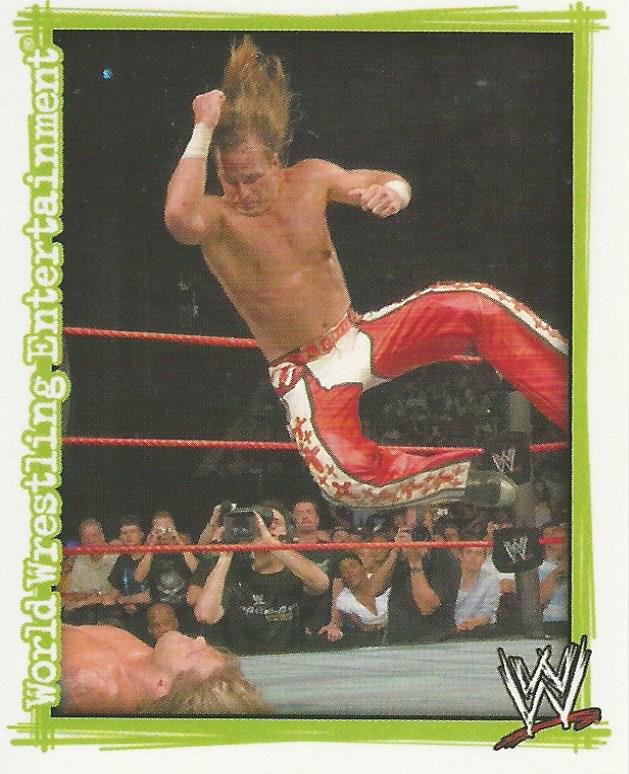 WWE Topps Superstars Uncovered 2007 Sticker Collection Shawn Michaels No.69