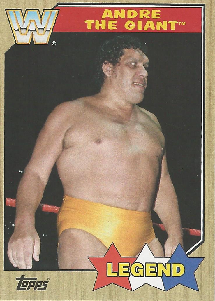 WWE Topps Heritage 2017 Trading Card Andre the Giant No.69