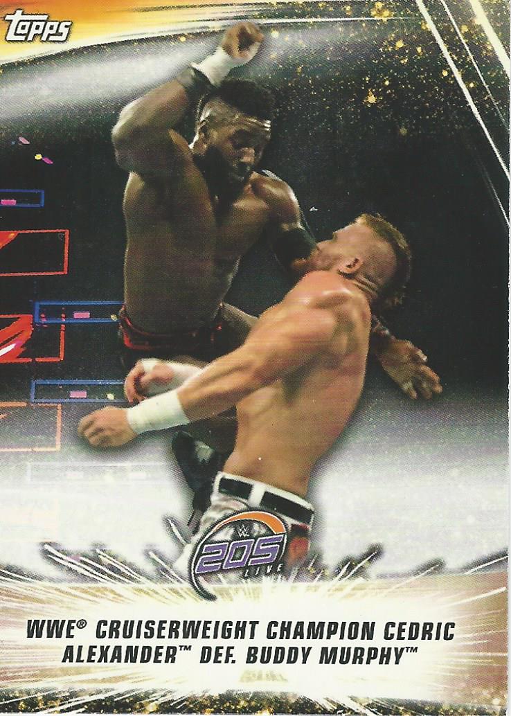 WWE Topps Summerslam 2019 Trading Card Cerdic vs Murphy No.69