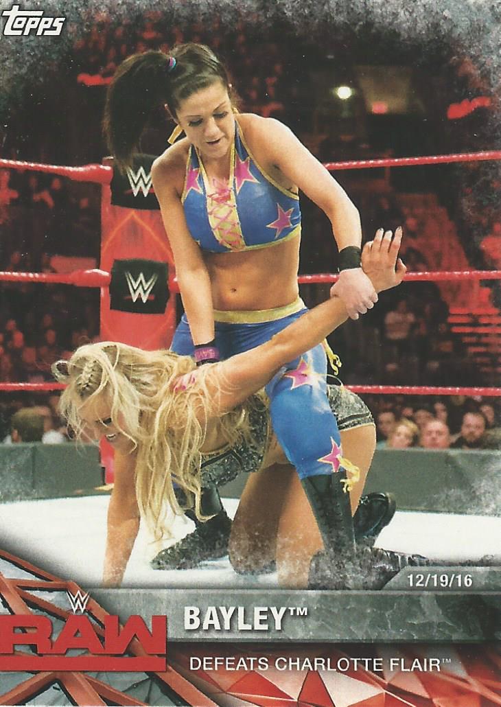 WWE Topps Women Division 2017 Trading Card Bayley WWE-19