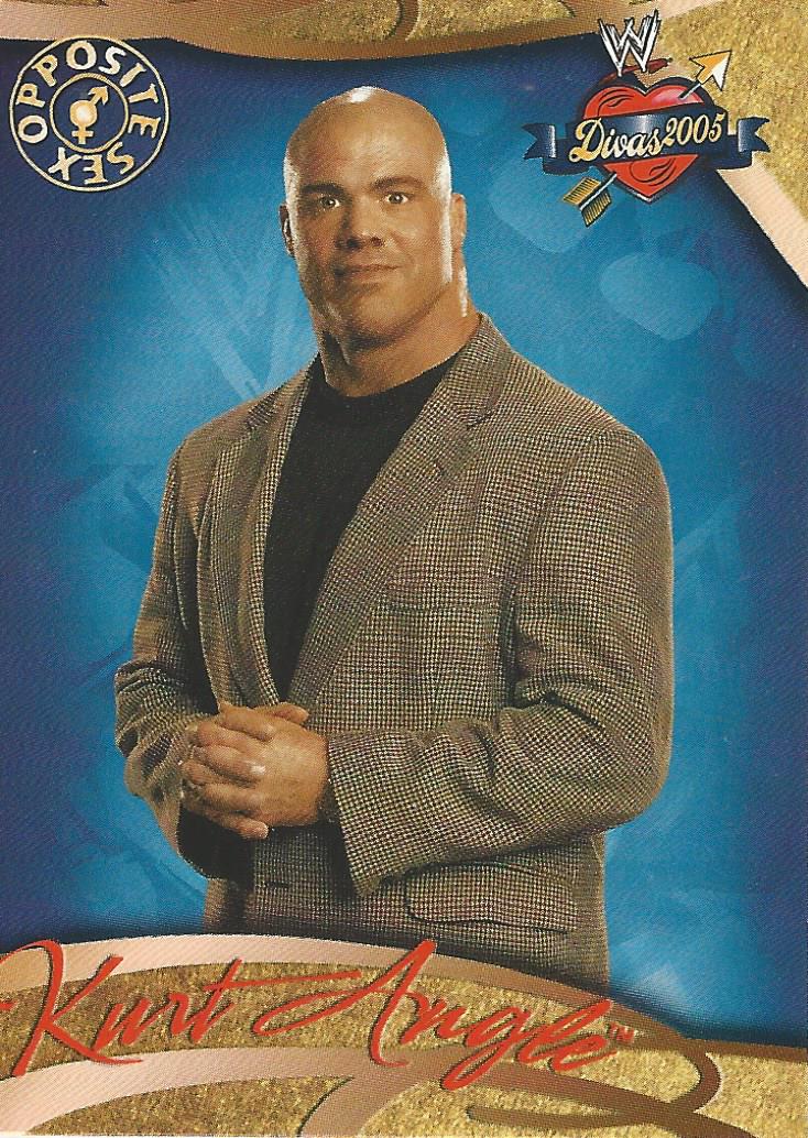 WWE Fleer Divas 2005 Trading Card Kurt Angle No.68