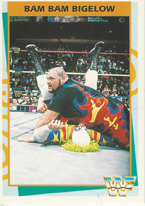 WWF Merlin Trading Card 1995 Bam Bam Bigelow No.69