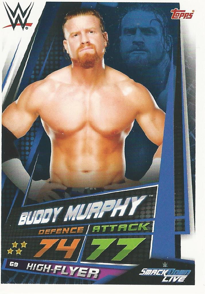 WWE Topps Slam Attax Universe 2019 Trading Card Buddy Murphy No.69