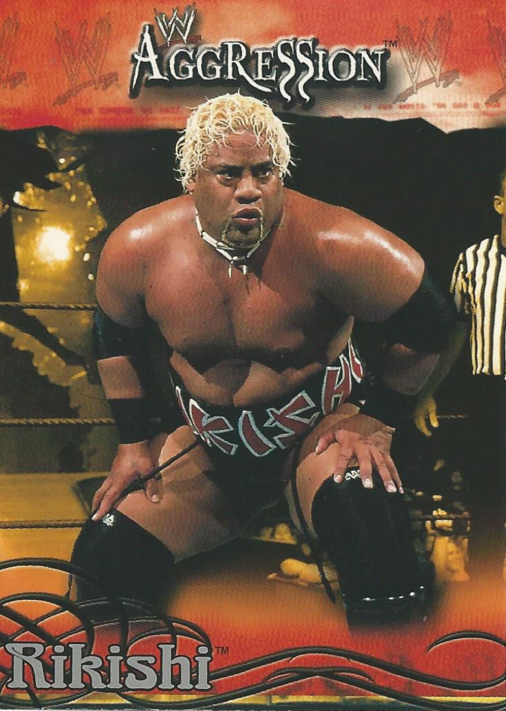 WWE Fleer Aggression Trading Card 2003 Rikishi No.69