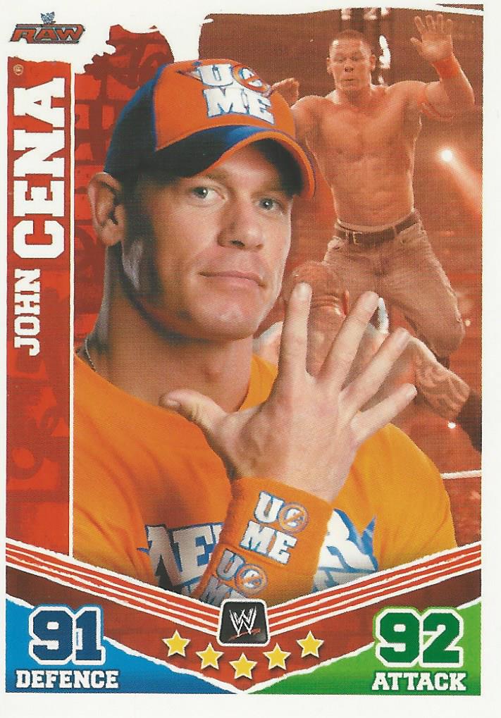 WWE Topps Slam Attax Mayhem 2010 Trading Card John Cena No.69