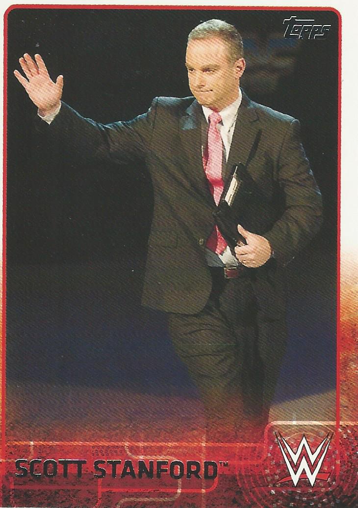 WWE Topps 2015 Trading Card Scott Stanford No.69