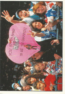 WWF Panini 1995 Sticker Collection Crowd No.69