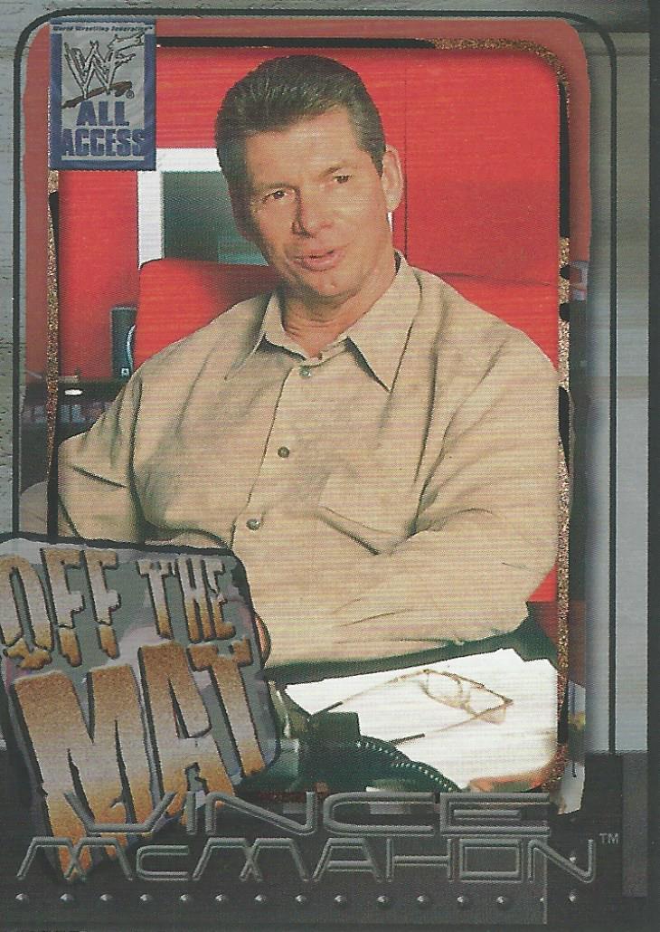 WWF Fleer All Access Trading Cards 2002 Vince McMahon No.69