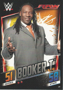 WWE Topps Slam Attax 2015 Then Now Forever Trading Card Booker T No.69