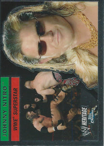 WWE Topps Chrome Heritage Trading Card 2006 Johnny Nitro No.6