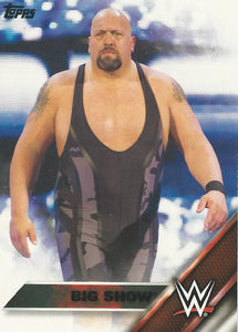 WWE Topps 2016 Trading Cards Big Show No.6