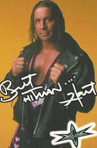 WCW Crazy Planet Stickers 1999 Bret Hart