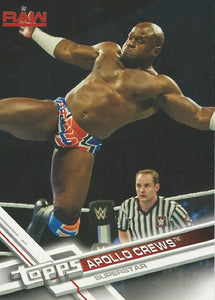 WWE Topps Then Now Forever 2017 Trading Card Apollo Crews No.106