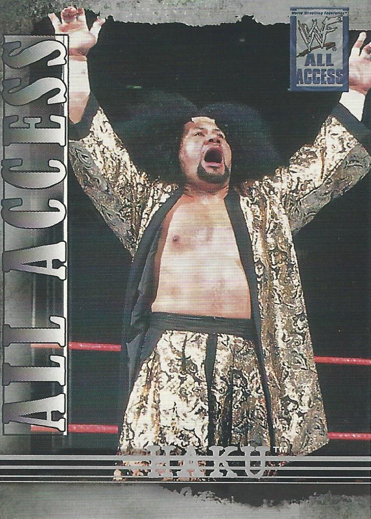 WWF Fleer All Access Trading Cards 2002 Haku No.6