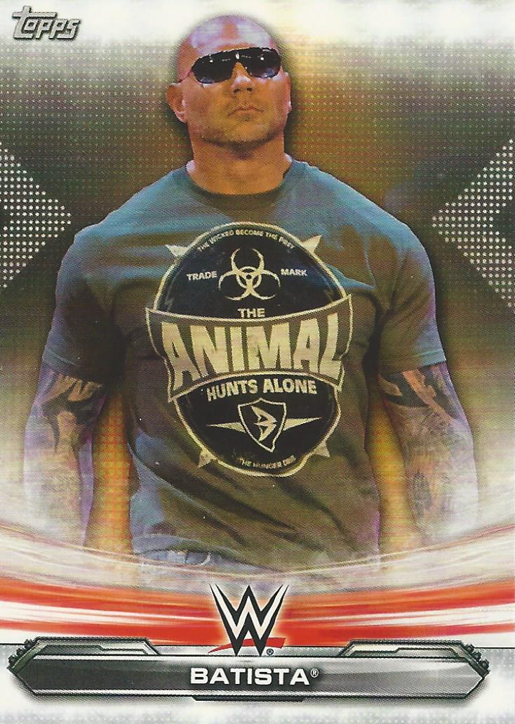WWE Topps Raw 2019 Trading Card Batista No.6