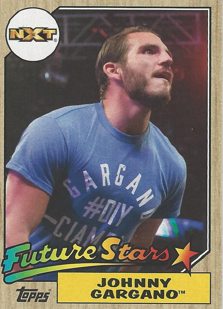 WWE Topps Heritage 2017 Trading Cards Johnny Gargano No.6