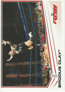 WWE Topps 2013 Trading Cards Brodus Clay No.6