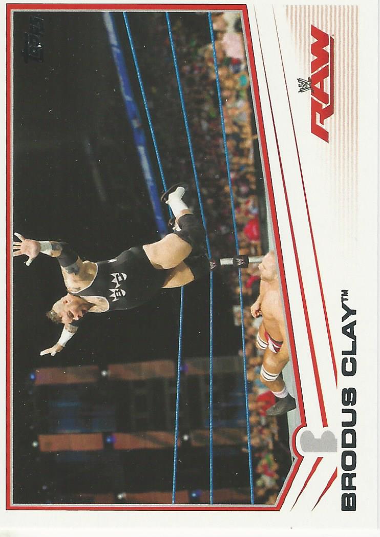 WWE Topps 2013 Trading Cards Brodus Clay No.6