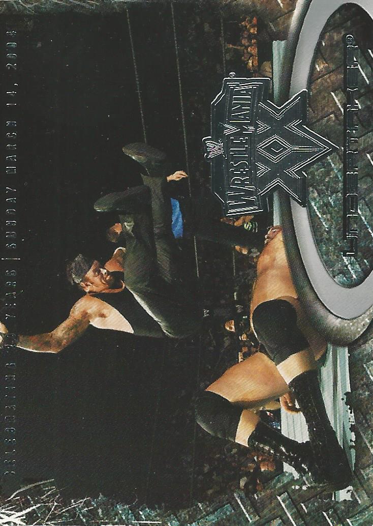 WWE Fleer Wrestlemania XX Trading Card 2004 Undertaker No.6