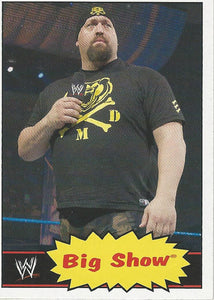 WWE Topps Heritage 2012 Trading Cards Big Show No.6