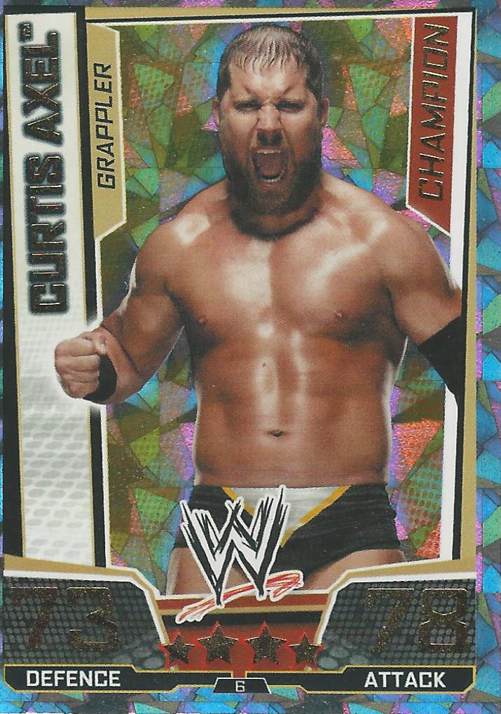 WWE Slam Attax Superstars 2013 Trading Card Champion Curtis Axel No.6