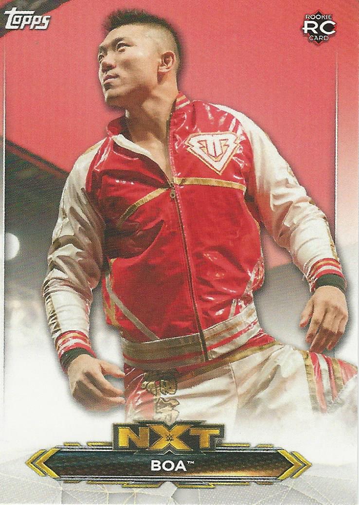 WWE Topps NXT 2020 Trading Cards Boa No.6