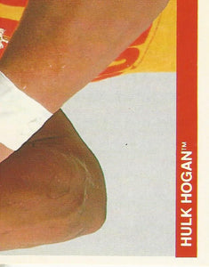 WWF Merlin Sticker Collection 1990 Hulk Hogan No.6