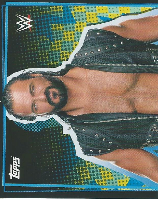 WWE Topps Road to Wrestlemania Stickers 2021 Drew McIntyre No.6