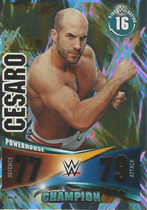 WWE Topps Slam Attax Rivals 2014 Trading Card Cesaro Champion No.6