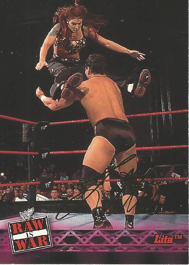 WWF Fleer Raw 2001 Trading Cards Lita No.6