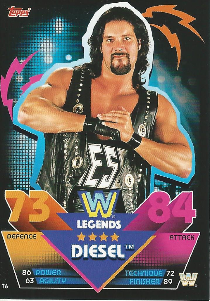 WWE Topps Slam Attax Reloaded Trading Card Diesel T6