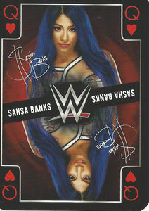 WWE 2019 Playing Cards Sasha Banks
