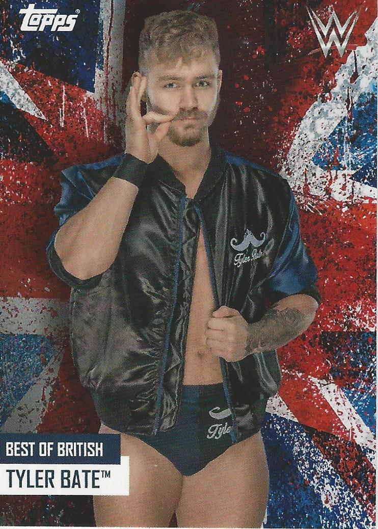 WWE Topps Best of British 2021 Trading Card Tyler Bate