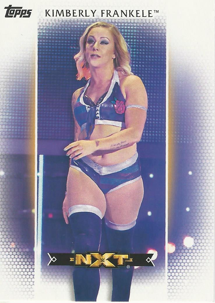 WWE Topps Women Division 2017 Trading Card Kimberly Frankele R6