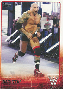 WWE Topps 2015 Trading Card Batista No.6