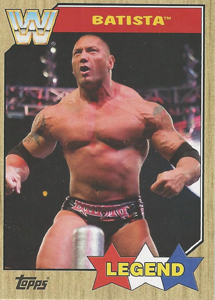 WWE Topps Heritage 2017 Trading Card Batista No.70