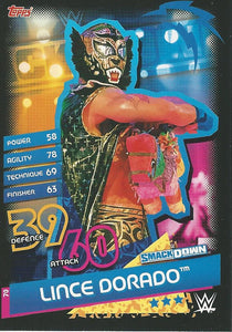 WWE Topps Slam Attax Reloaded 2020 Trading Card Lince Dorado No.70