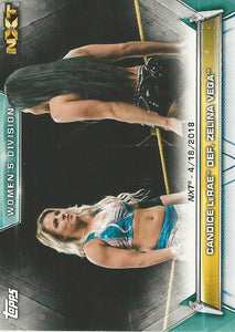 WWE Topps Women Division 2019 Trading Card Candice LeRae No.70