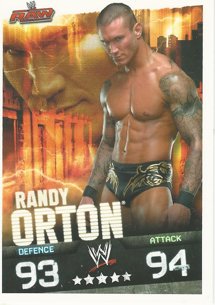 WWE Topps Slam Attax Evolution 2010 Trading Cards Randy Orton No.70