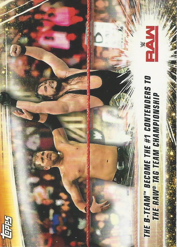 WWE Topps Summerslam 2019 Trading Card The B Team No.70