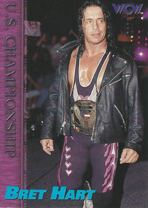 WCW/NWO Topps 1998 Trading Card Bret Hitman Hart No.70