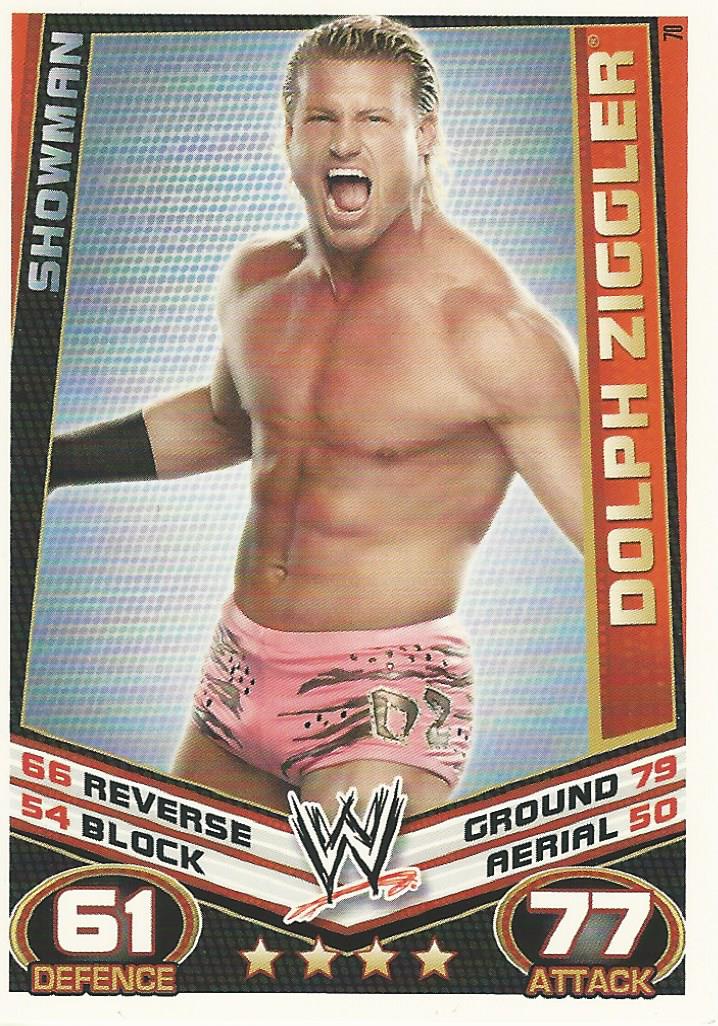WWE Topps Slam Attax Rebellion 2012 Trading Card Dolph Ziggler No.70