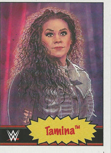 WWE Topps Living Set Trading Cards 2021 Tamina No.70