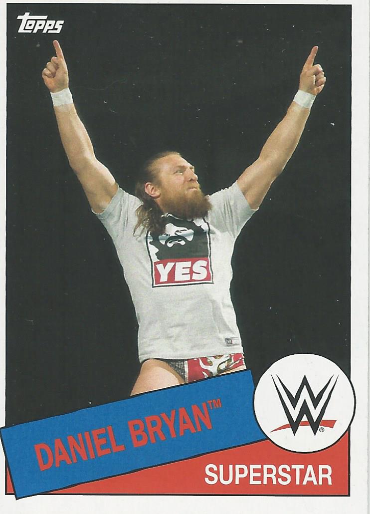 WWE Topps Heritage 2015 Trading Card Daniel Bryan No.70